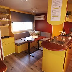 Stacaravan - Chalet in Toskane aan zee, op familie camping 1