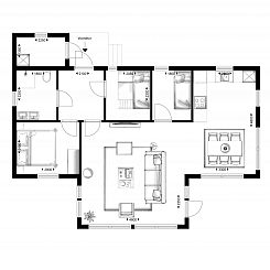 Vrijstaande woning in Noorwegen