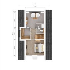 Vrijstaande woning in Drenthe, Nederland