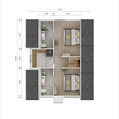 Vrijstaande woning in Drenthe, Nederland