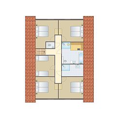 Stroombroek | 12-persoons woning | 12ELW