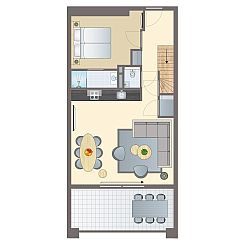 6-persoons appartement | 6L