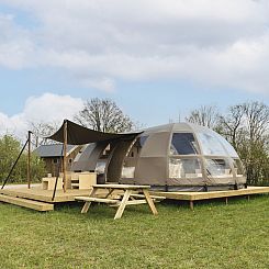 Groepsaccommodatie (6x luxe glampingtent) I 28 personen