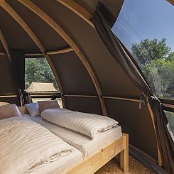 Groepsaccommodatie (6x luxe glampingtent) I 28 personen