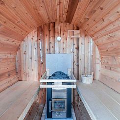 Luxe 2 persoons Tiny House met Hottub en Sauna aan de