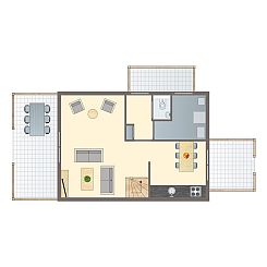 6-persoonsbungalow | 6B1