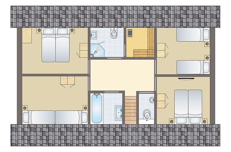 Sluftervallei | 10-persoons bungalow - Extra toegankelijk | 