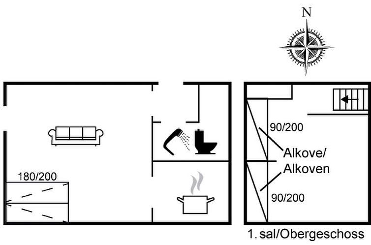 Appartement "Wenche" - 1.5km from the sea