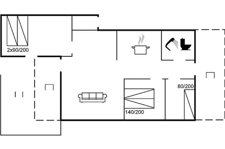 Vakantiehuis "Nakke" - 1.3km from the sea