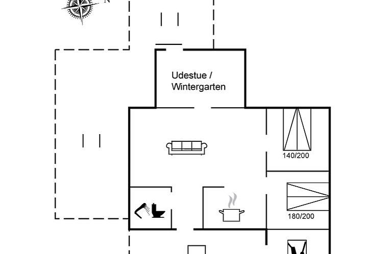 Vakantiehuis "Ane" - 1.7km from the sea