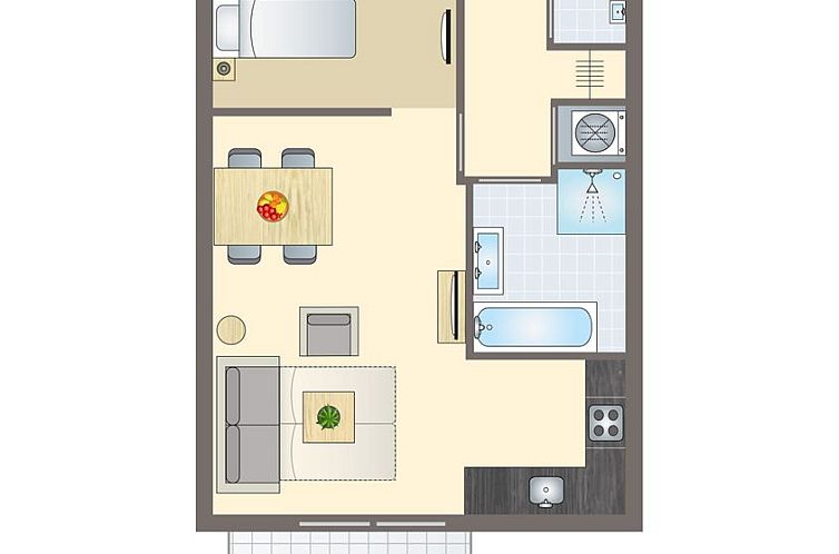 Vlieduyn | 2-4-persoons appartement | 2-4CA