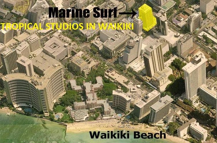 Tropical Studios at Marine Surf Waikiki - FREE PARKING - BES