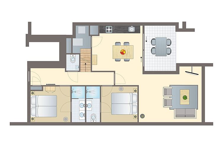 4-persoons penthouse | 4CP