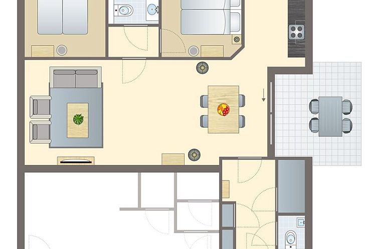 4-persoons appartement | 4C1