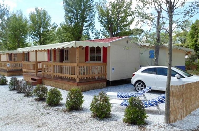 Stacaravan - Chalet in Toskane aan zee, op familie camping v