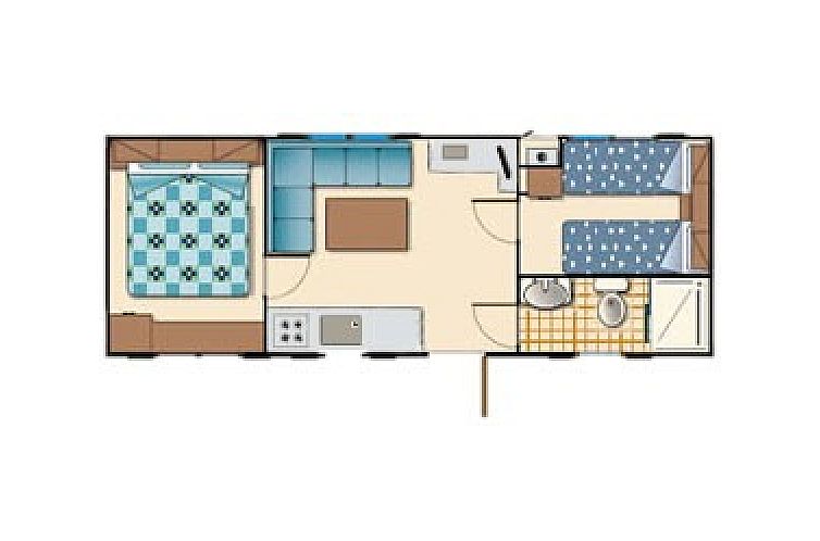 Stacaravan - Mobilehome aan Zee -Viareggio- Toscane