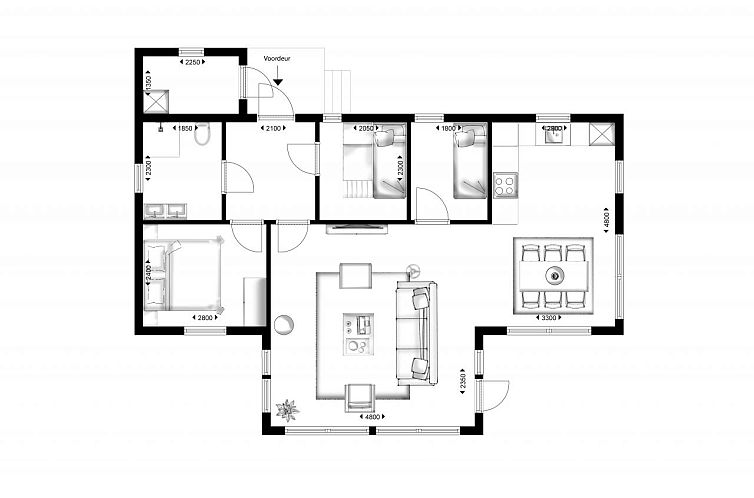 Vrijstaande woning in Noorwegen