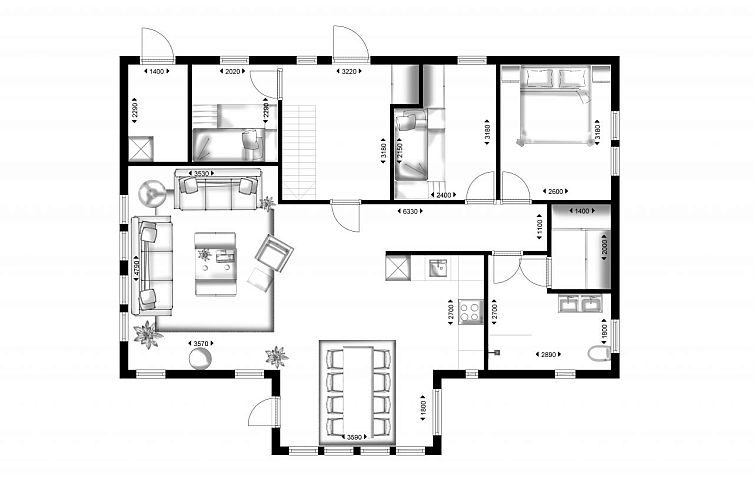 Vrijstaande woning in Noorwegen