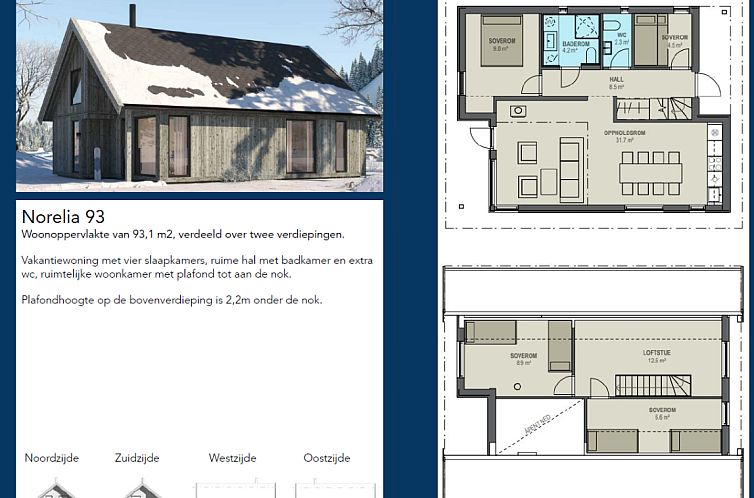 Vrijstaande woning in Noorwegen