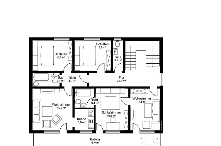 Geschakelde woning in Salzburg, Oostenrijk