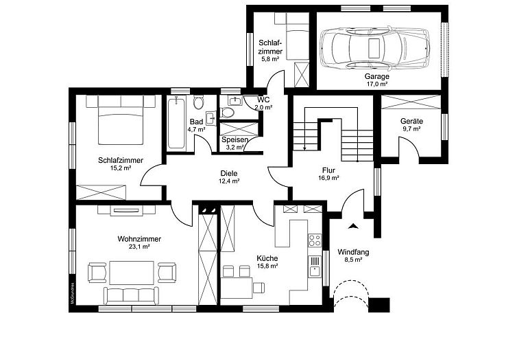 Geschakelde woning in Salzburg, Oostenrijk