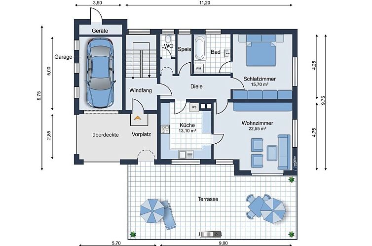 Geschakelde woning in Salzburg, Oostenrijk