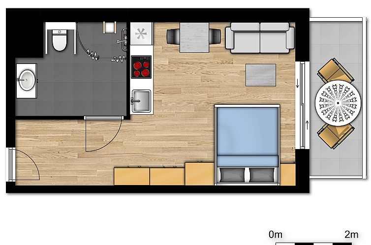 Essential Suite - 2p | Dubbelbed - Mindervalide aangepast