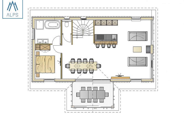 Vakantiehuis Premium mit 5 Schlafzimmern, Sauna &Pool