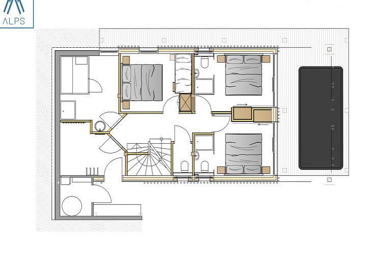 Vakantiehuis Superior 4 SZ,Sauna&Aussenbadewanne