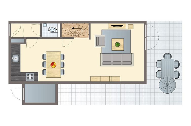 4-persoons bungalow | 4C