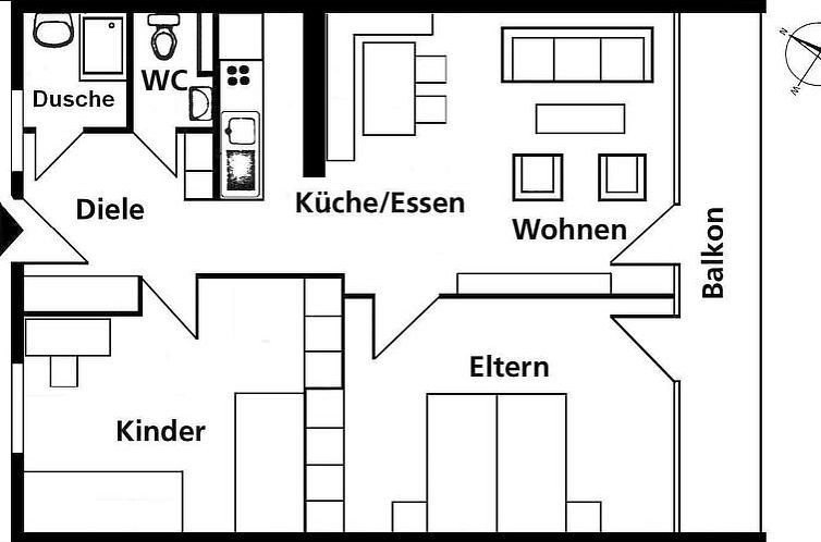 Appartement Nr.78 Haus Ladina