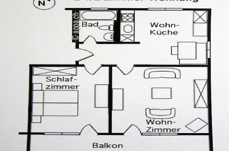 Appartement Ferienwohnung WÜEST