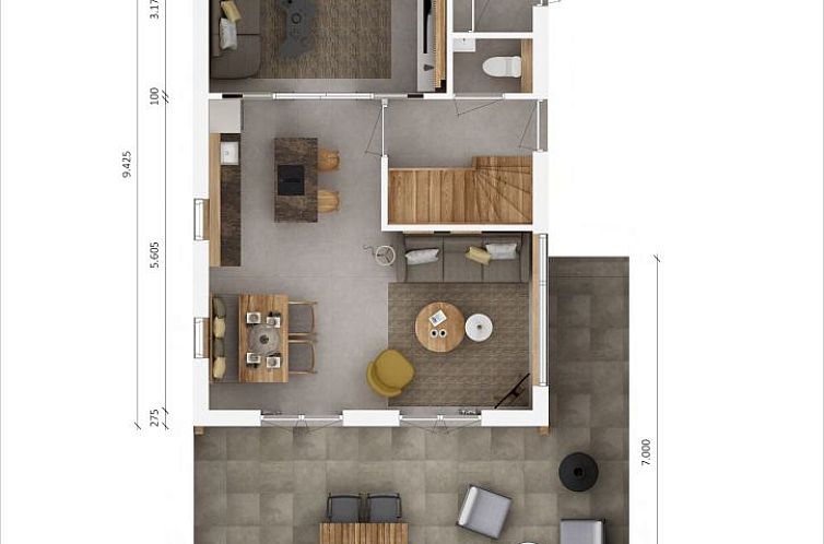 Vrijstaande woning in Drenthe, Nederland