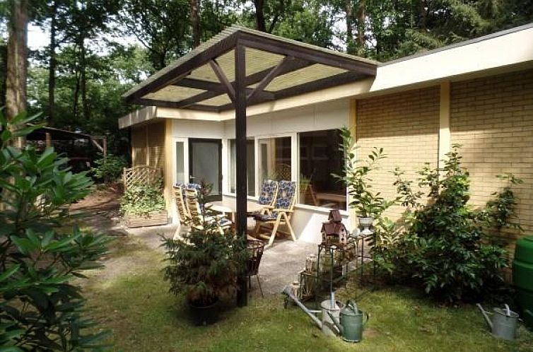 Leuke 4 persoons bungalow op rustige locatie in het bos in