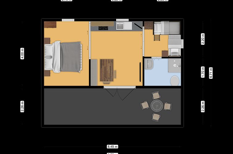 Aangepaste mobil home de Zwaan