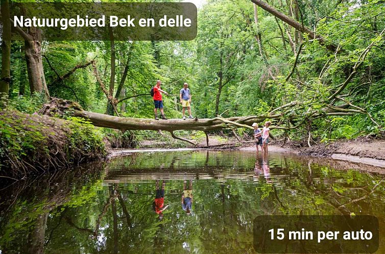 Sfeervol 4-persoons vakantiehuis met houtkachel in de natuur