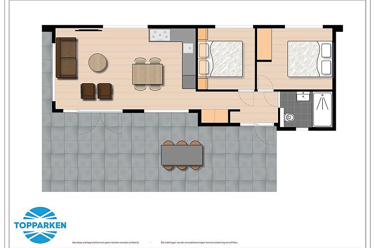 Silva 4 personen Wellness (Hottub)