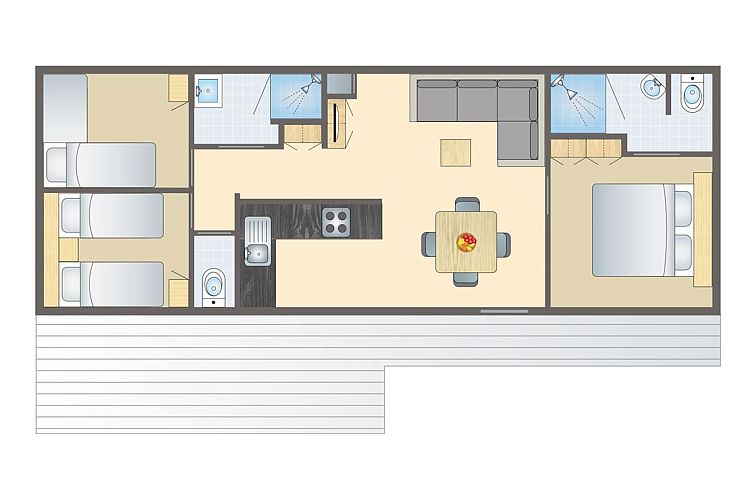 Rabbit Hill | 6-persoons mobile home | 6MH1