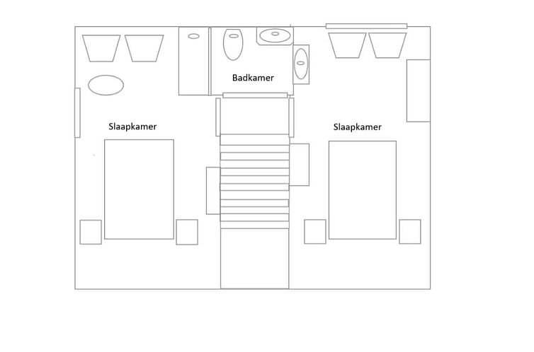 Sfeervol 6 persoons vakantiehuis met 2 badkamers vlakbij