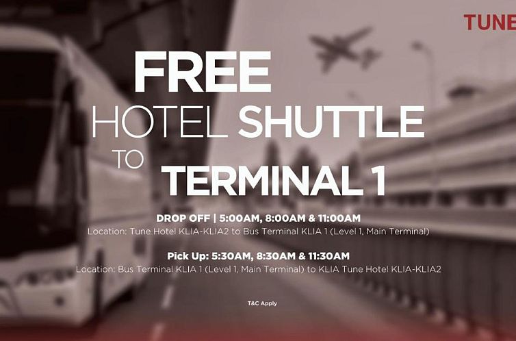 Tune Hotel KLIA-KLIA2, Airport Transit Hotel