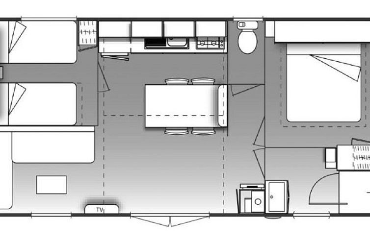 Vrijstaande comfort chalet ECO4