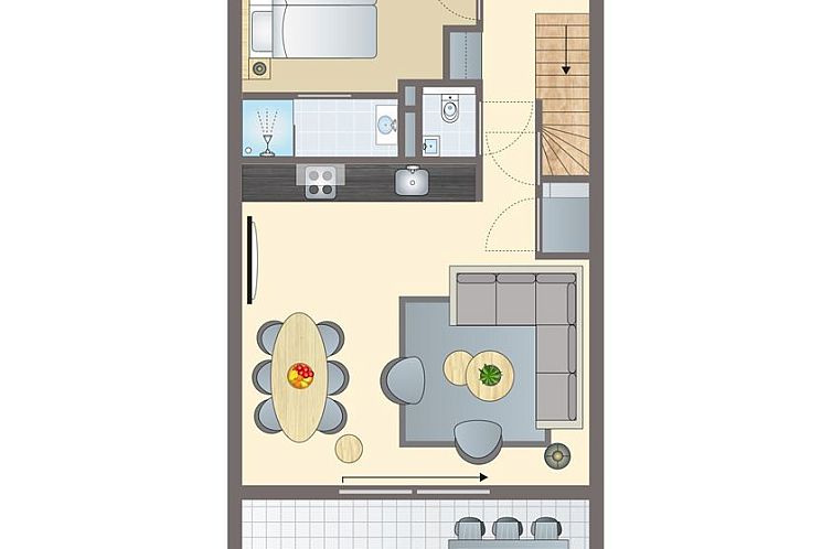 6-persoons appartement | 6L