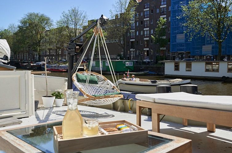 Luxe woonschip Amsterdam centrum