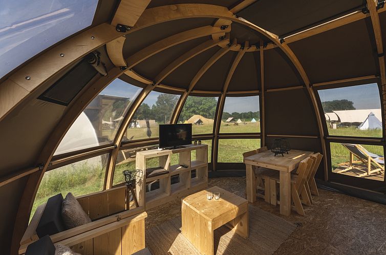 Riverdome met privé sanitair én hottub | 4 personen