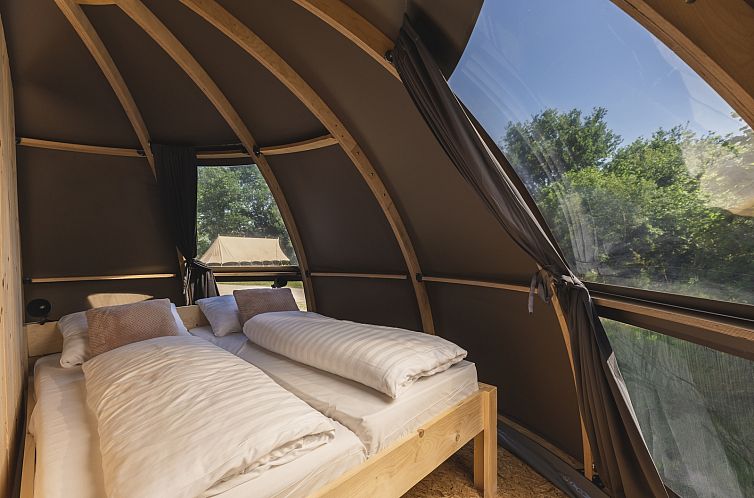 Groepsaccommodatie (6x luxe glampingtent) I 28 personen