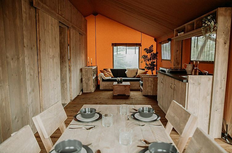 Groepsaccommodatie (6x luxe glampingtent) I 28 personen