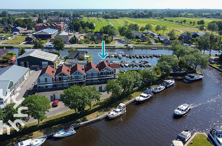 6 persoons appartement in Giethoorn met uitzicht over het