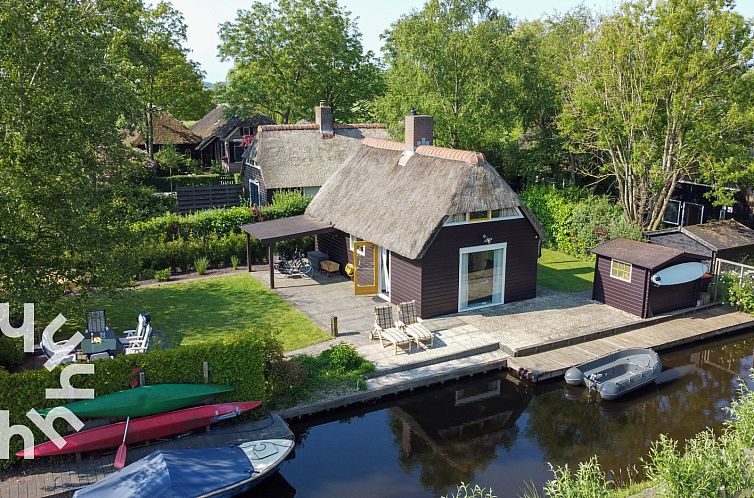 Gezellig 5 persoons vakantiehuis aan het water in hartje