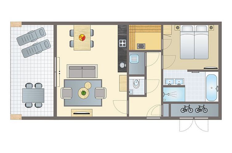 2-persoons wellnesswoning | 2ELW