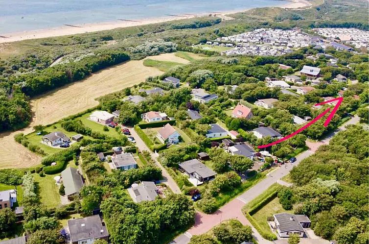 Sfeervolle 6-persoons vakantiebungalow onderaan de duinen